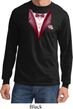 Maroon Tuxedo Long Sleeve Shirt