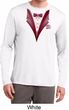 Maroon Tuxedo Mens Moisture Wicking Long Sleeve Shirt