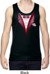 Maroon Tuxedo Mens Moisture Wicking Tanktop