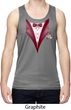 Maroon Tuxedo Mens Moisture Wicking Tanktop