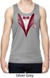 Maroon Tuxedo Mens Moisture Wicking Tanktop