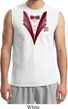 Maroon Tuxedo Mens Muscle Shirt