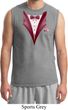 Maroon Tuxedo Mens Muscle Shirt