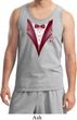 Maroon Tuxedo Mens Tank Top