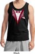 Maroon Tuxedo Mens Tank Top