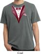 Maroon Tuxedo Pigment Dyed Shirt