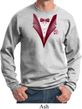 Maroon Tuxedo Sweatshirt