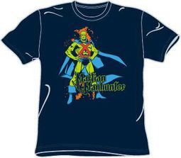 Martian Manhunter T-shirt - DC Comics Adult Navy Blue Tee