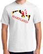 Maryland MD State Flag t-shirt - Regular, Big and Tall Sizes