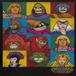Masters Of The Universe Character Heads Shirts