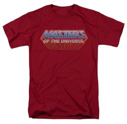 Masters Of The Universe Shirt Logo Adult Cardinal Tee T-Shirt