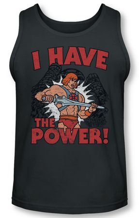 Masters Of The Universe Tank Top I Have The Power Charcoal Tanktop