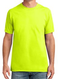 Men's High Visibility Performance Bike Shirt - Safety Green