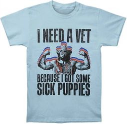 Men's Macho Man "Need a Vet" Funny Wrestling T-shirt