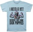 Men's Macho Man "Need a Vet" Funny Wrestling T-shirt