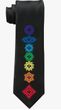 Mens 7 Chakras Polyester Necktie - Clearance
