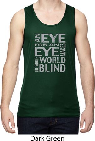 Mens An Eye for an Eye Dry Wicking Tank Top