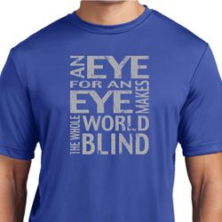 Mens An Eye for an Eye Moisture Wicking T-shirt