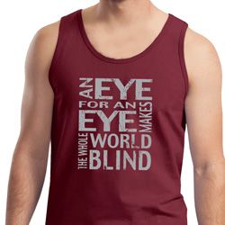 Mens An Eye for an Eye Tank Top