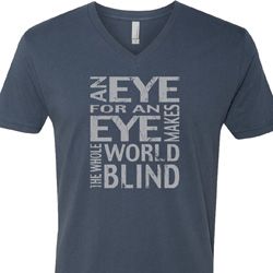 Mens An Eye for an Eye V-neck Shirt