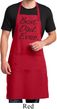 Mens Apron Best Dad Ever Black Print Full Length Apron with Pockets