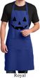 Mens Apron Black Jack O Lantern Full Length Apron with Pockets