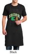 Mens Apron Distressed Irish Shamrock Full Length Apron with Pockets