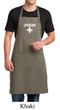 Mens Apron Distressed Lifeguard Full Length Apron with Pockets