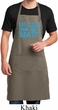 Mens Apron Eat Clean Train Like a Beast Full Length Apron with Pockets