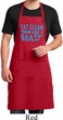 Mens Apron Eat Clean Train Like a Beast Full Length Apron with Pockets