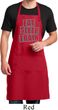 Mens Apron Eat Sleep Train Full Length Apron with Pockets