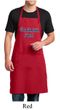 Mens Apron Grateful American Dad Full Length Apron with Pockets