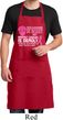 Mens Apron Halloween Scary Full Length Apron with Pockets