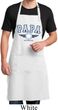 Mens Apron Papa Full Length Apron with Pockets