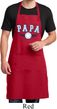 Mens Apron Papa Full Length Apron with Pockets