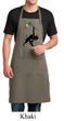 Mens Apron Rasta Triangle Full Length Apron with Pockets