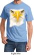 Mens Bald Eagle Shirt Big Bald Eagle Face Tee T-Shirt