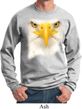 Mens Bald Eagle Sweatshirt Big Bald Eagle Face Sweat Shirt