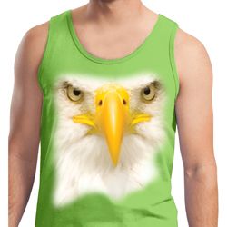 Mens Bald Eagle Tanktop Big Bald Eagle Face Tank Top Mens Bald Eagle Tanktop Big Bald Eagle Face Tank Top
