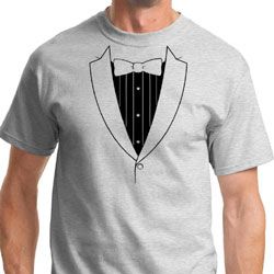 Mens Basic Black Tuxedo Shirts