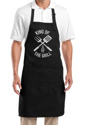 Mens BBQ Apron - King of the Grill Barbecue Mens BBQ Apron - King of the Grill Barbecue