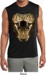 Mens Big Cobra Snake Face Sleeveless Moisture Wicking Tee T-Shirt