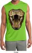 Mens Big Cobra Snake Face Sleeveless Moisture Wicking Tee T-Shirt