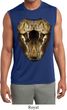 Mens Big Cobra Snake Face Sleeveless Moisture Wicking Tee T-Shirt