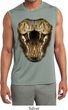 Mens Big Cobra Snake Face Sleeveless Moisture Wicking Tee T-Shirt
