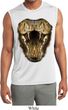Mens Big Cobra Snake Face Sleeveless Moisture Wicking Tee T-Shirt