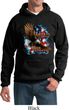 Mens Biker Hoodie American By Birth Hoody
