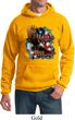 Mens Biker Hoodie American By Birth Hoody