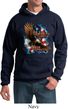 Mens Biker Hoodie American By Birth Hoody