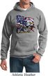 Mens Biker Hoodie American Pride Motorcycle Hoody